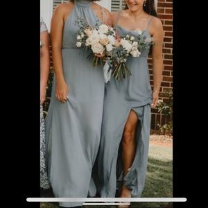 Lauren Tie Maxi Dress. Show Me Your Mumu. Color - silver sage.